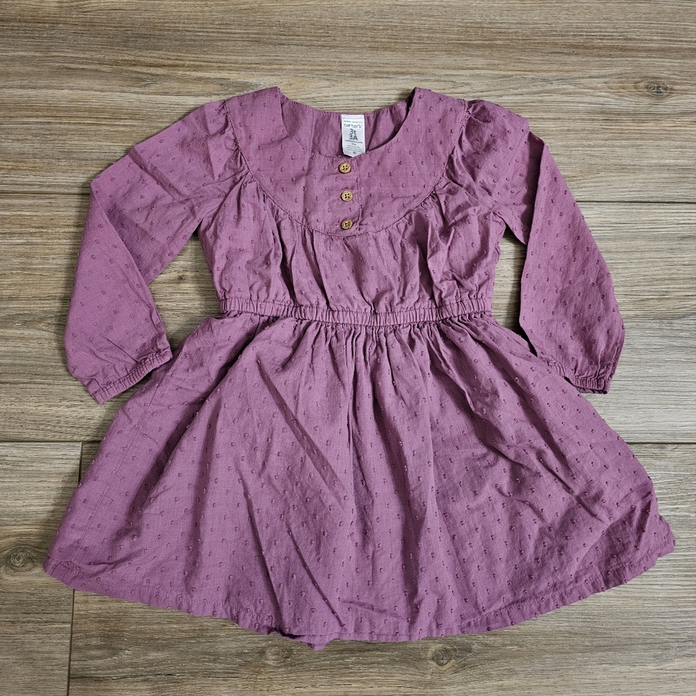 Purple Kids Dress | 3T | Carter's